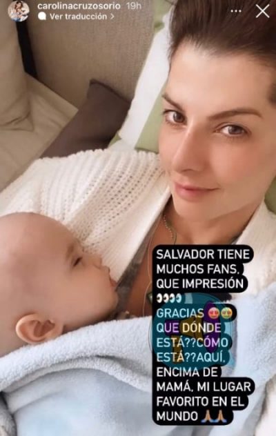 Captura Instagram Carolina Cruz