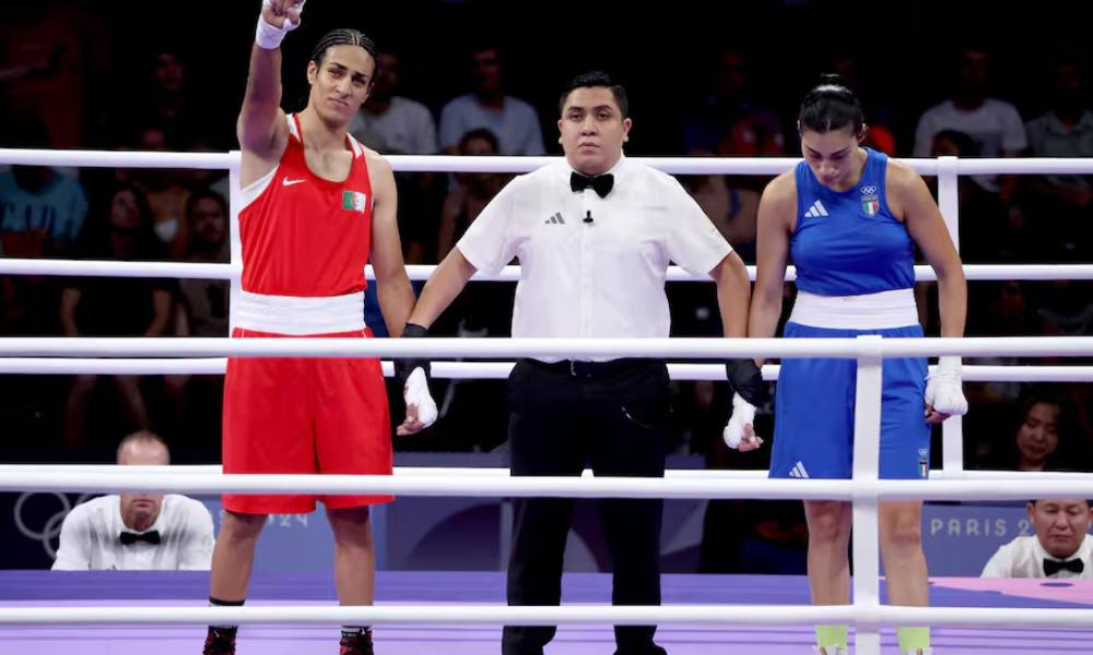Imane Khelif y Angela Carini