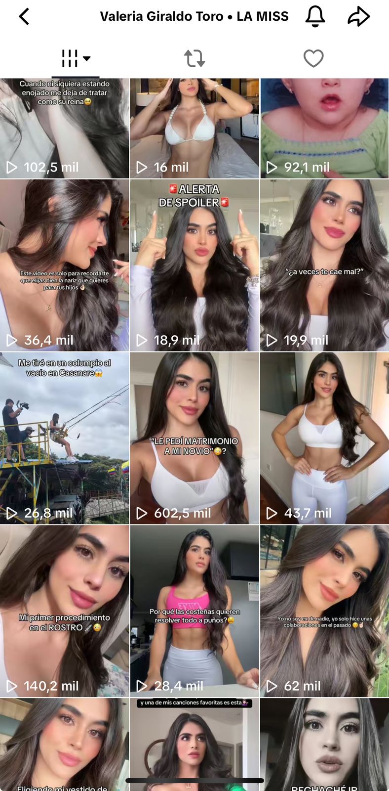 Valeria Giraldo (Imagen tomada de TikTok Valeria Giraldo)