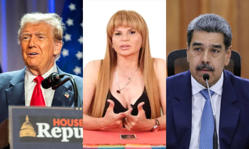 DONALD TRUMP, MHONI VIDENTE, NICOLÁS MADURO
