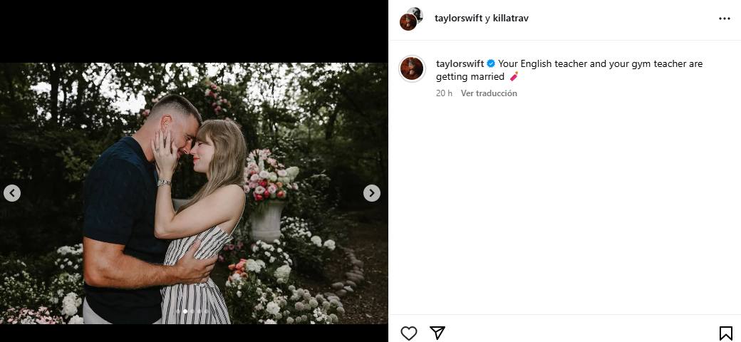 TRAVIS KELCE Y TAYLOR SWIFT