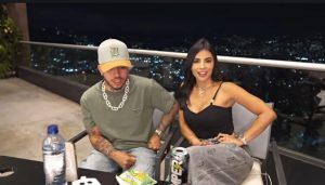 Westcol y Karina García (Imagen tomada de Kick)