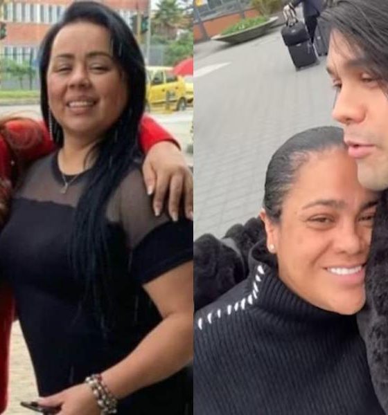 YINA CALDERÓN, YEFERCON COSSIO Y MAMÁS