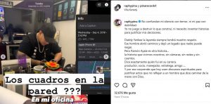 Raphy Pina (Imagen tomada de IG)