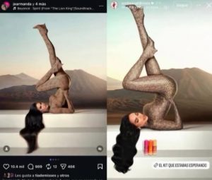 Jearmanda Ramos / Historia Andrea Valdiri (Imagen tomada de IG)