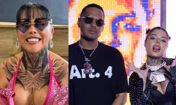 YINA CALDERÓN, ALOFOKE Y MELISSA GATE