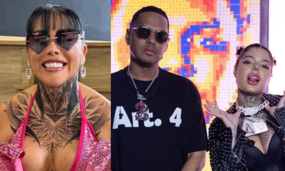 YINA CALDERÓN, ALOFOKE Y MELISSA GATE