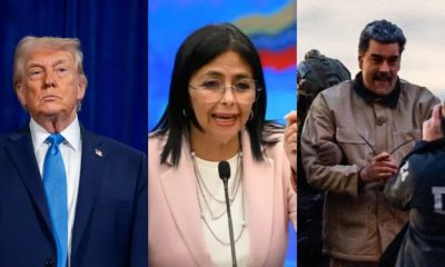 DONALD TRUMP, DELCY RODRÍGUEZ, NICOLÁS MADURO
