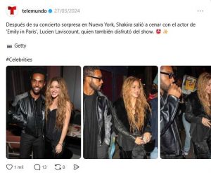 SHAKIRA Y LUCIEN LAVISCOUNT