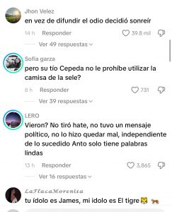 Comentarios TikTok