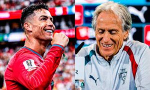 Cristiano Ronaldo y Jorge Jesús (Imagen tomada de prensa)
